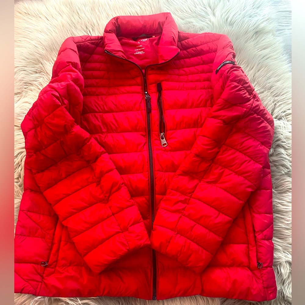 CALVIN KLEIN packable womens jacket